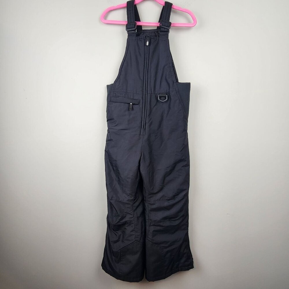 AQ Explore the Unknown Kids XS 5-6 Snow Bibs Overalls Snowsuit  Black